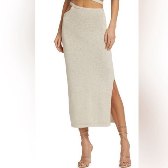 Knit midi skirt - Picture 1 of 3